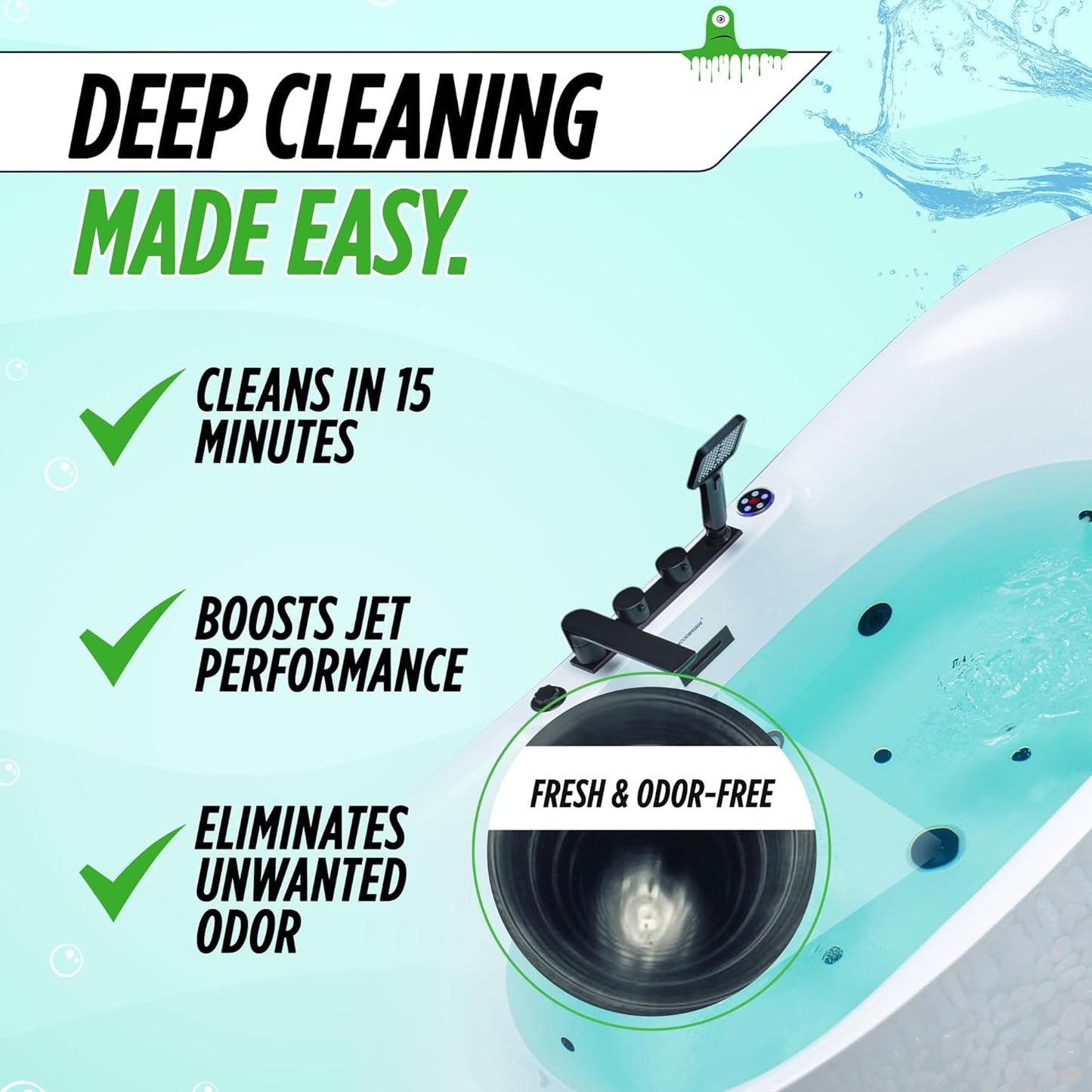 Jetted Tub Cleaner for Jacuzzis