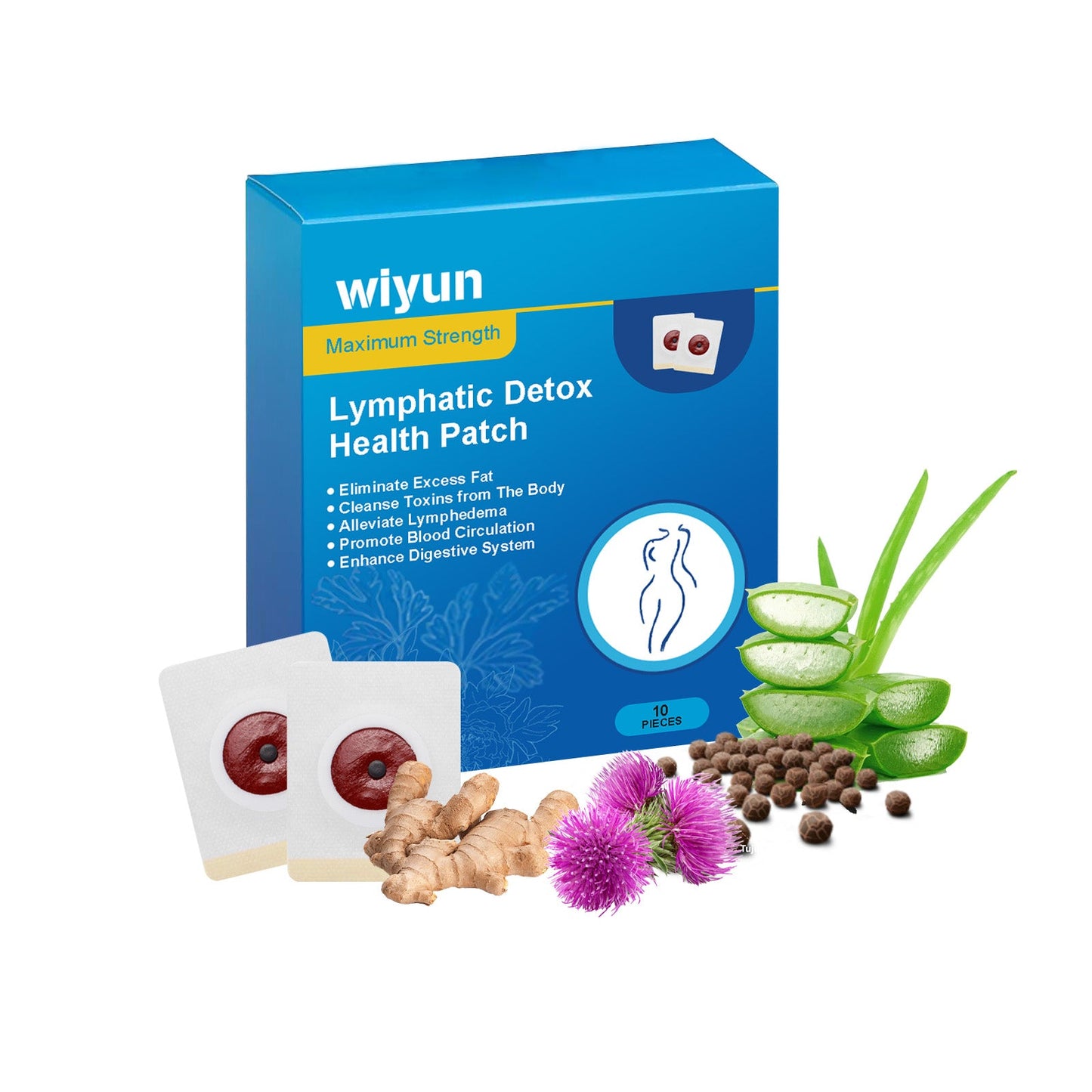 Wiyun Body Care Patch, Gentle Maintenance Of The Body Light Moisturizing Skin Show A Beautiful Body
