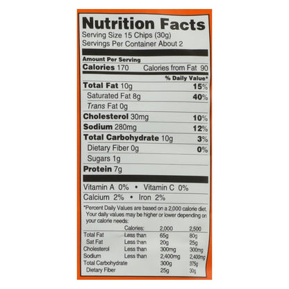 Wilde Chicken Chips Buffalo Flavor, 2.25 Oz (Pack of 12) | High Protein Snack
