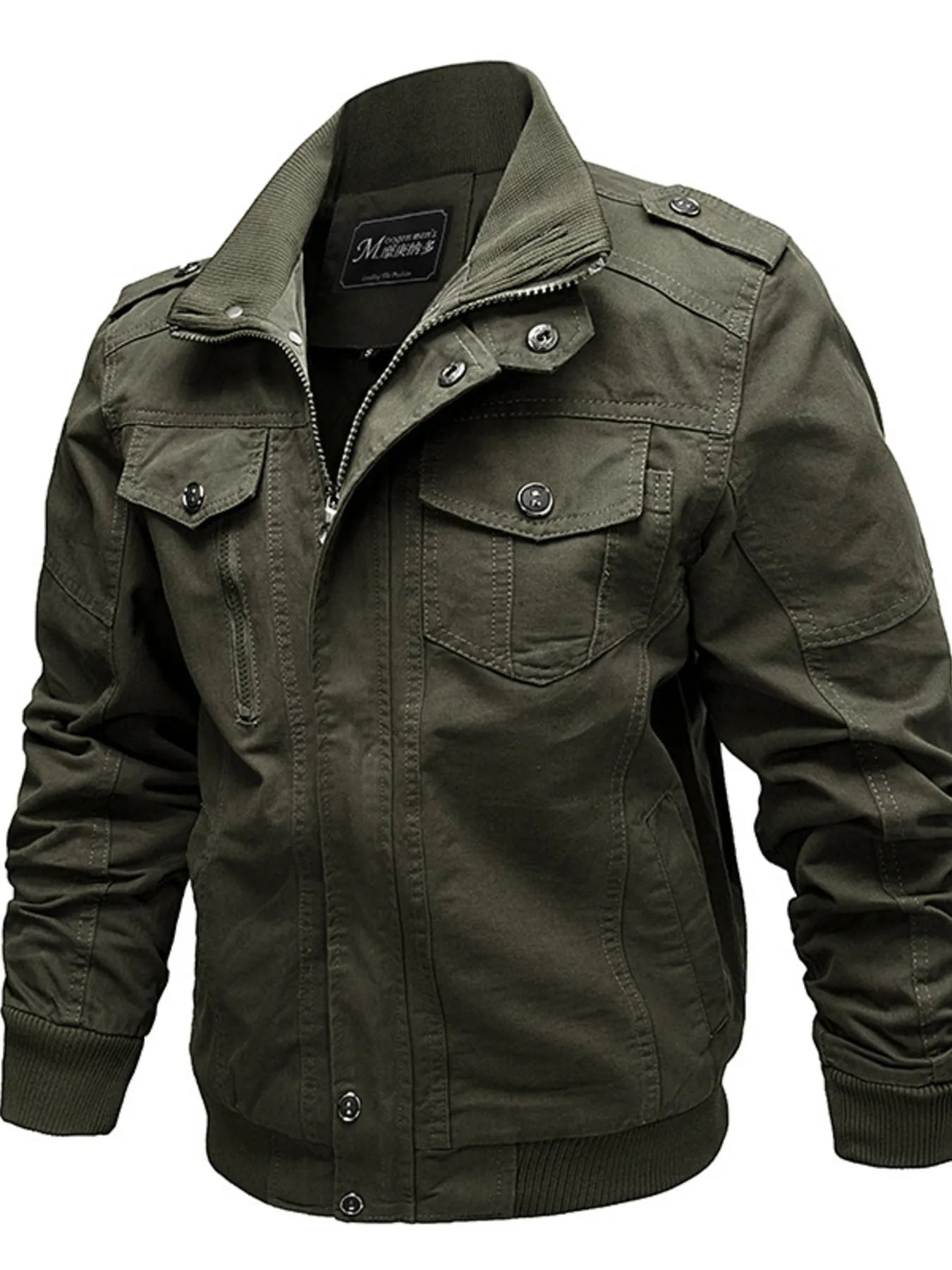 Men's Plus Size Casual Zip Up Lightweight Jacket