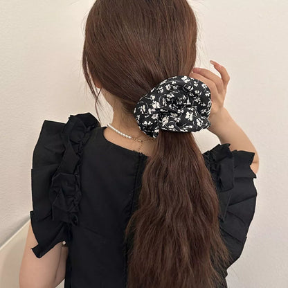 3-Piece Floral Print Hair Scrunchies Set