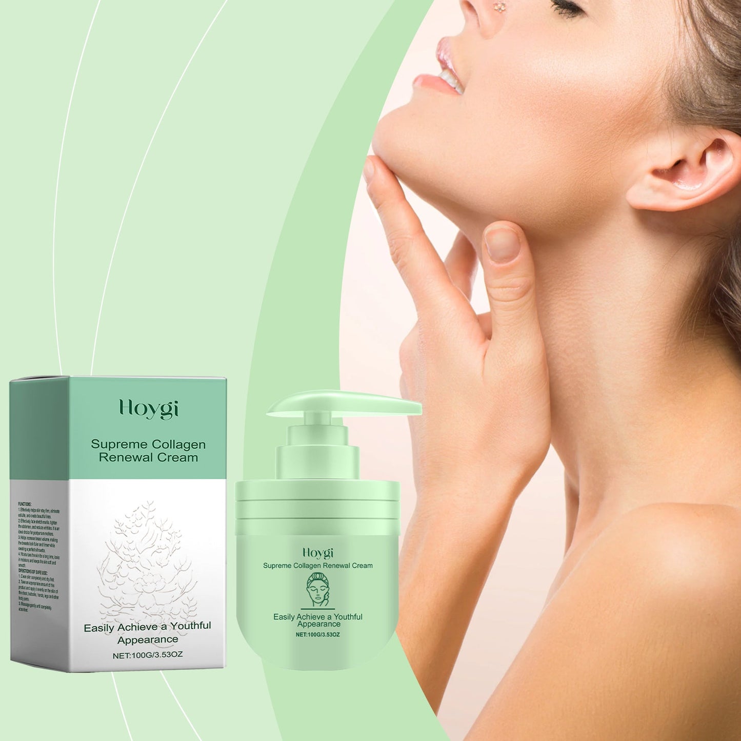Hoygi Collagen Body Moisturizer, Hydrates And Nourishes The Skin Smooth And Delicate Body Skin Care Cream