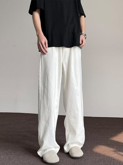 Men's Full Size Wide Leg Jeans Plus Size