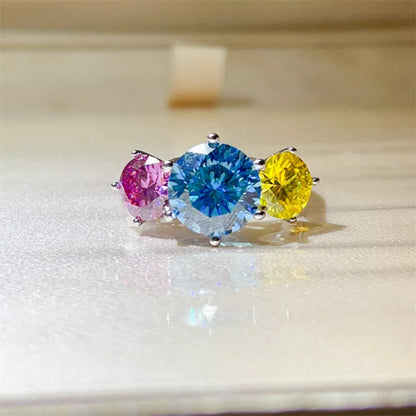 5 Carat Moissanite 925 Sterling Silver Ring
