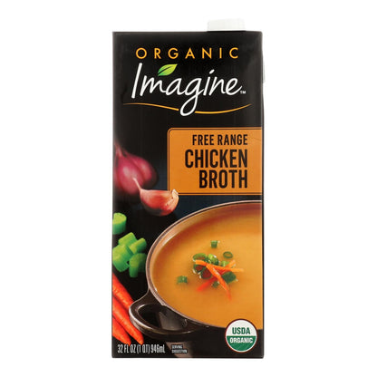 Imagine Foods Broth, Free Range Chicken (Pack of 6-32 Fl Oz)