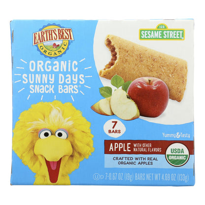 Earth's Best Sunny Days Apple Bars 4.69 Oz Pack of 6