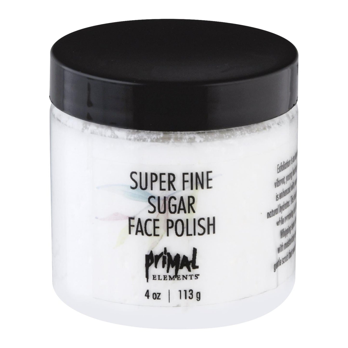 Primal Elements Fine Sugar Face Polish (Pack of 6 - 4 oz)
