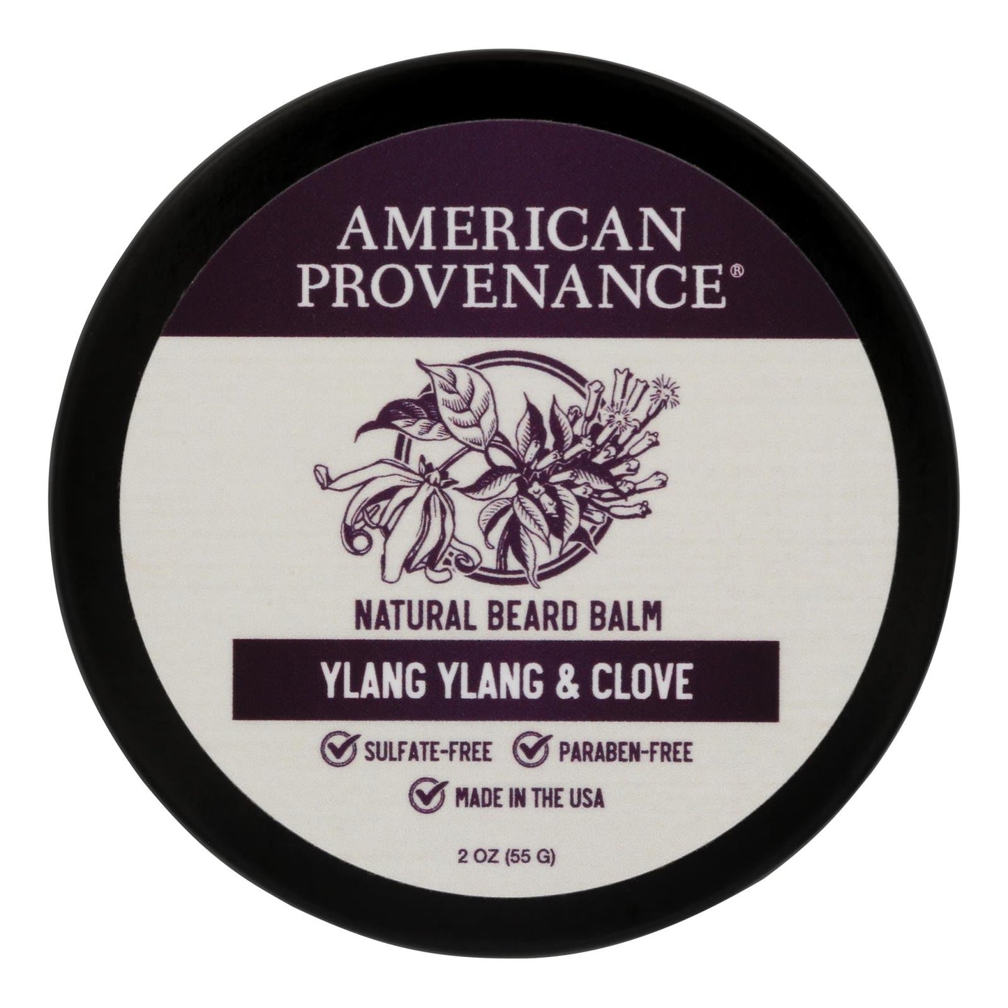 American Provenance Ylang Ylang Clove Nourishing Beard Balm - 2 Oz