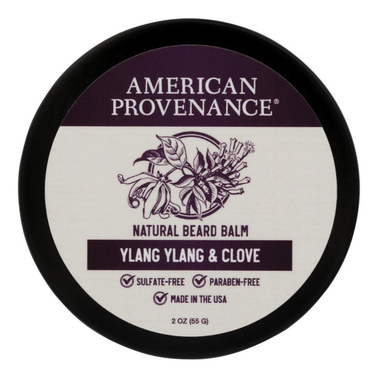 American Provenance Ylang Ylang Clove Nourishing Beard Balm - 2 Oz