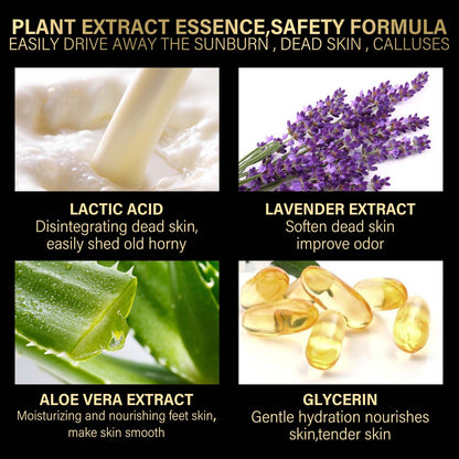 Jaysuing Lavender Exfoliating Foot Mask Exfoliating Foot Care Hydrating, Hydrating, Anti-chapping And Moisturizing Skin