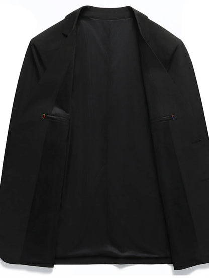Men's Button Up Long Sleeve Blazer