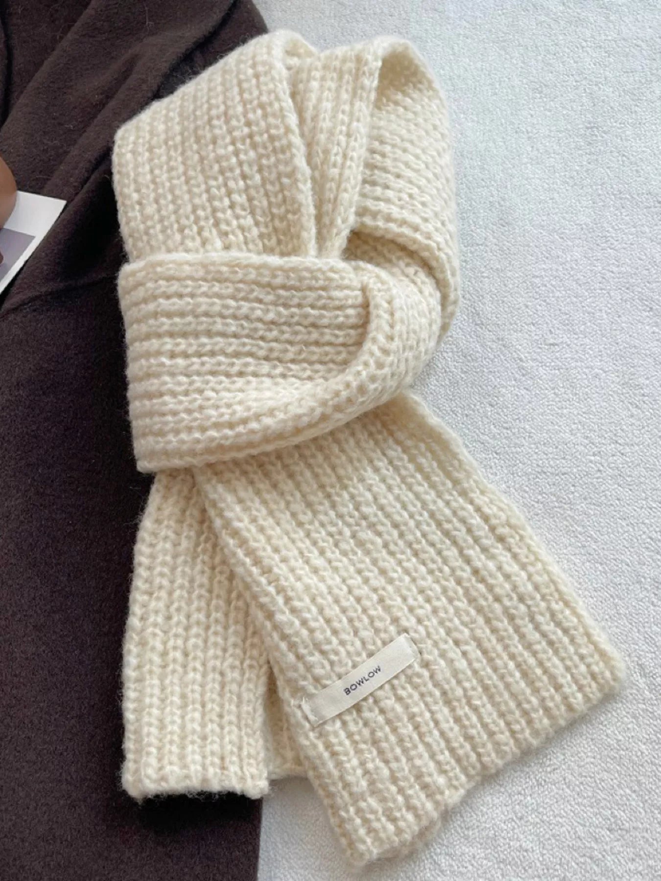 Cozy Knitted Winter Scarf
