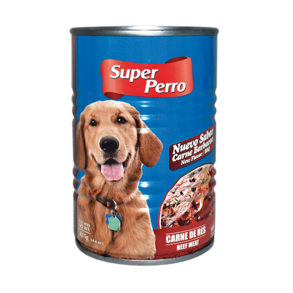 Super Perro Wet Dog Food Beef Flavor (14.1oz)