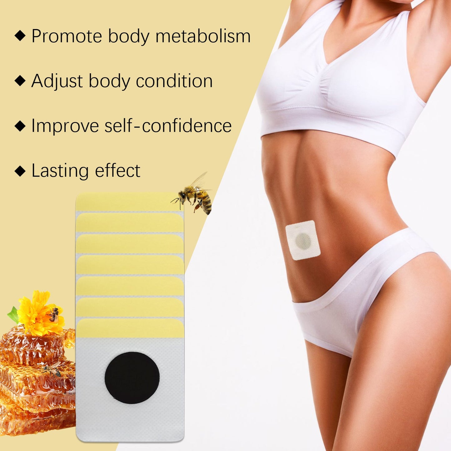 South Moon Bee Venom Body Shaping Patch Firming Light Skin Shape Curves Slimming Care Patch