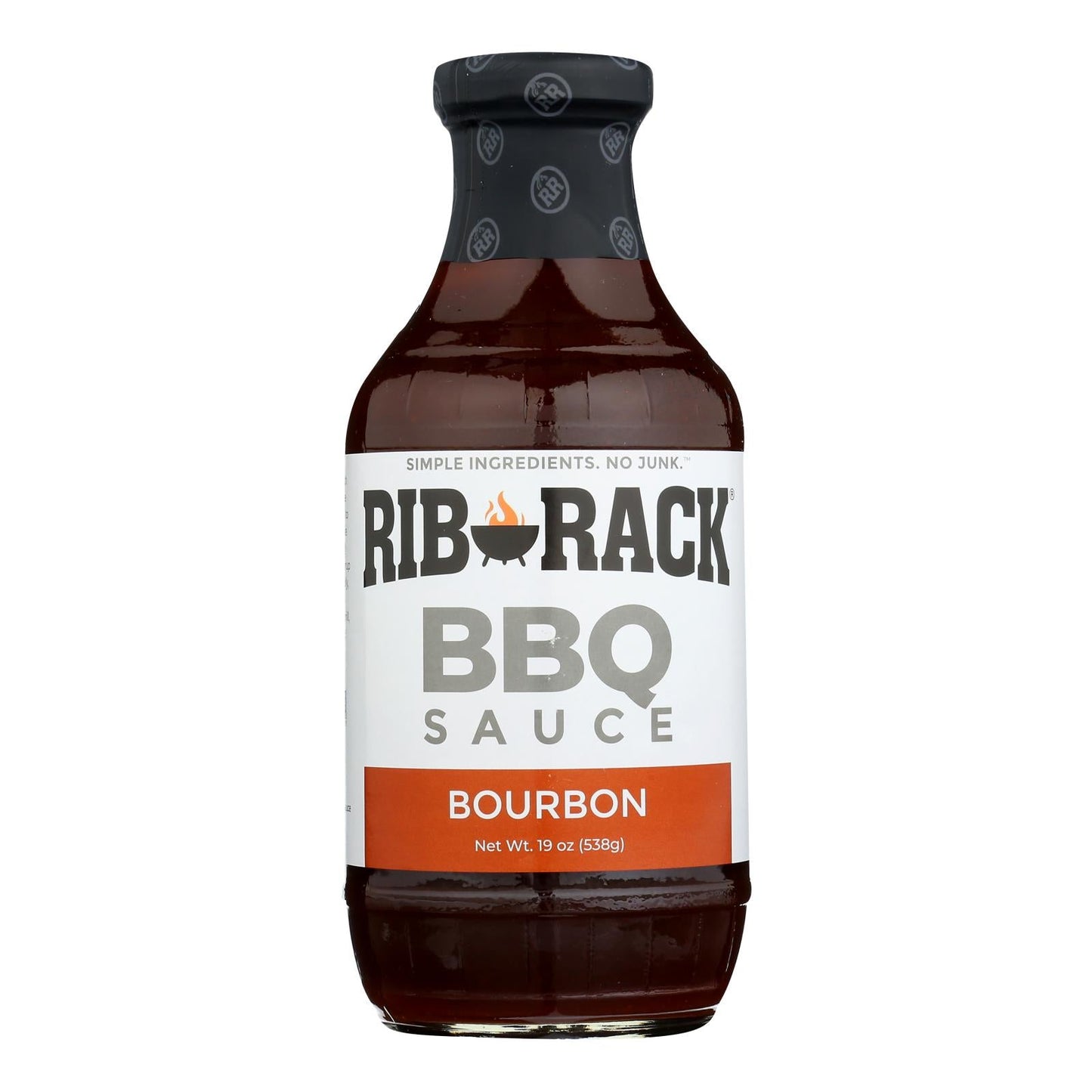 Rib Rack Southern Bourbon BBQ Sauce (Pack of 6 - 19oz)