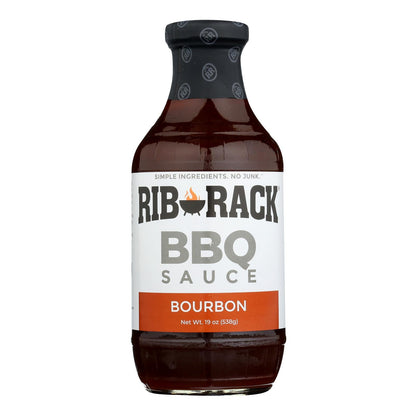 Rib Rack Southern Bourbon BBQ Sauce (Pack of 6 - 19oz)
