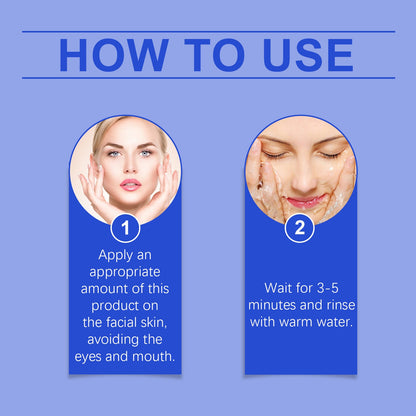 West&Month Blackheads Smear Mud Mask, Clean Oil Control Facial Keratin Blackheads Reduce Acne Clean Mud Mask