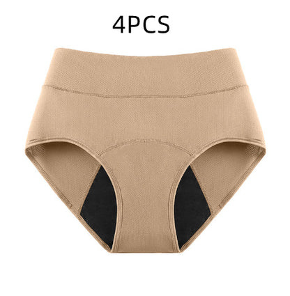 3-layer Absorbent Menstrual Women's Underwear With Breathable Holes