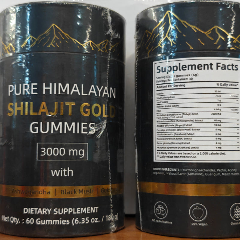 Pure Himalayan Shilajit Gold Gummies