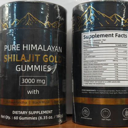 Pure Himalayan Shilajit Gold Gummies