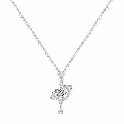 Planet Heart Pendant Necklace
