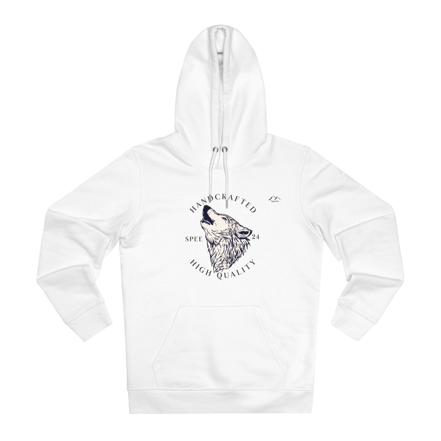 HD-052ML-24 Howling Wolf Hoodie Wolf Art Wilderness Howl Design