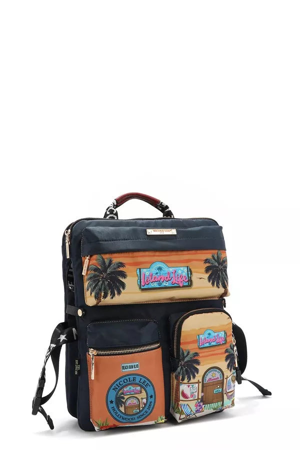Nicole Lee USA Multi-Pocket Travel Backpack