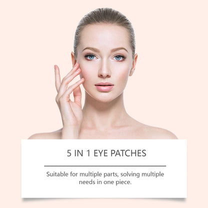 Jaysuing 5 In 1 Collagen Eye Mask, Gently Nourishes, Brightens And Moisturizes The Skin Of Your Eyes