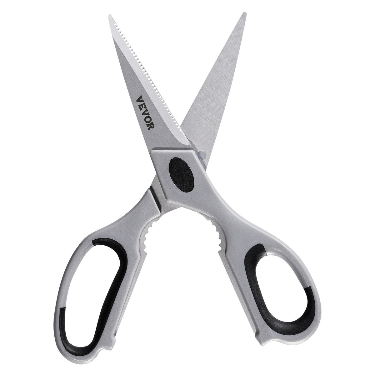 Kitchen Scissors 2 Pack Stainless Steel Kitchen Cooking Shears Cyan Grey