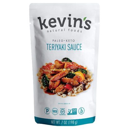 Kevin's Natural Foods Teriyaki Sauce - 7 Oz, Value Case of 12