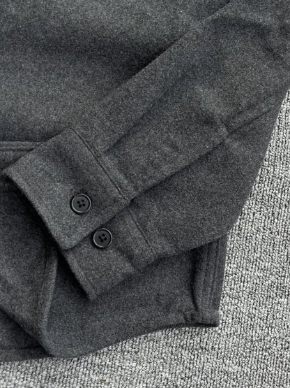 Men's Button Up Long Sleeve Shacket