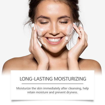 OUHOE Dual Cleansing Moisturizing Cleanser, Gentle Cleansing Facial Skin Refreshing Moisturizing Cleanser