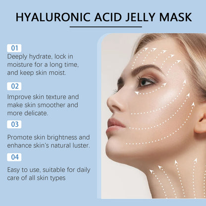 Hoygi Hydrating Mask With Hyaluronic Acid Powder Hydrating And Brightening Facial Mask With Moisturizing And Hydrating Maintenance