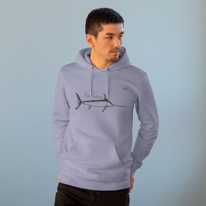 HD-054ML-24 Swordfish Hoodie Ocean Lover Swordfish Art Fishing Gift
