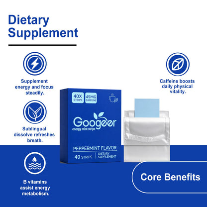 GOOGEER Mint Fresh Oral Dissolving Tablet Energy And Focus