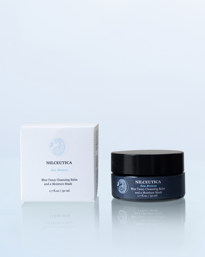 Sea Breeze Moisturizing Blue Tansy Cleansing Balm and a Moisture Mask