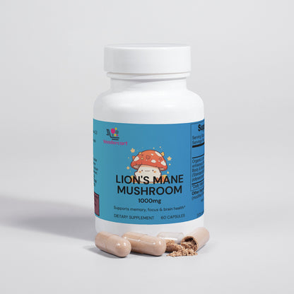 Lions Mane Mushroom Supplement Cognitive Support, Focus, Mood Boost, And Recovery For Athletes
