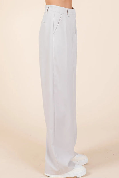 Mittoshop Pintuck Detail High Rise Pants