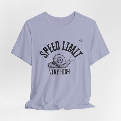 TS-091ML-24 Unisex Cute Snail T Shirt Slow And Steady Art