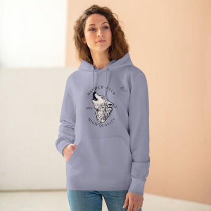 HD-052ML-24 Howling Wolf Hoodie Wolf Art Wilderness Howl Design