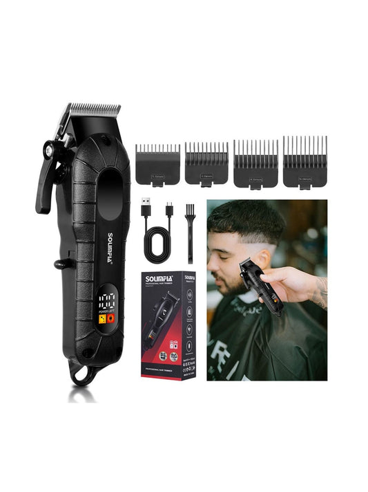 Cordless Hair Clipper with LED Display