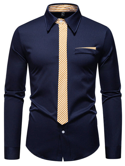 Men's Button Up Long Sleeve Shirt
