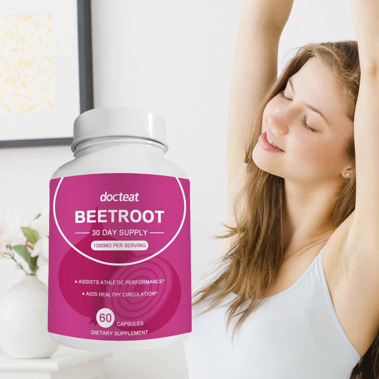 Docteat Beet Root Capsule Beet Root Extract Is Rich In Dietary Fiber