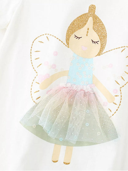 Children's Fairy Graphic Tee & Shorts Set