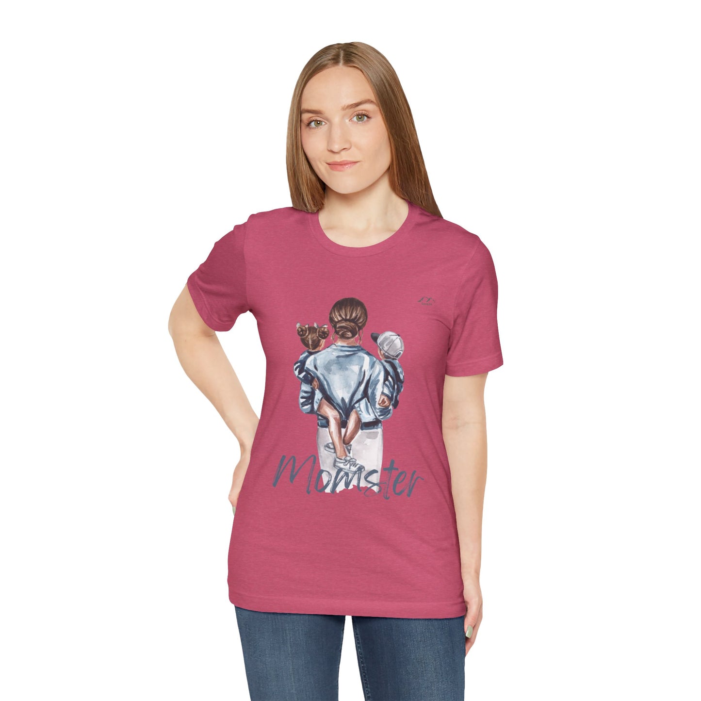 TS-075ML-24 Momster Love shirt Mom Gift Art Design