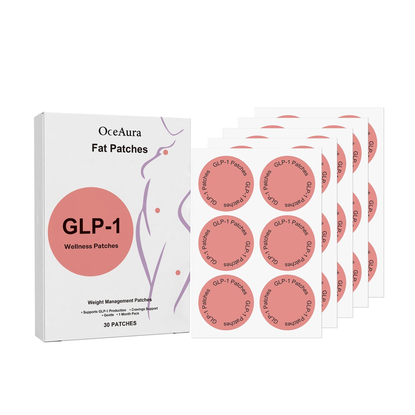 OceAura Body Care Patches Gently Care For The Skin And Show Off The Figure. Daily Light Care Patches