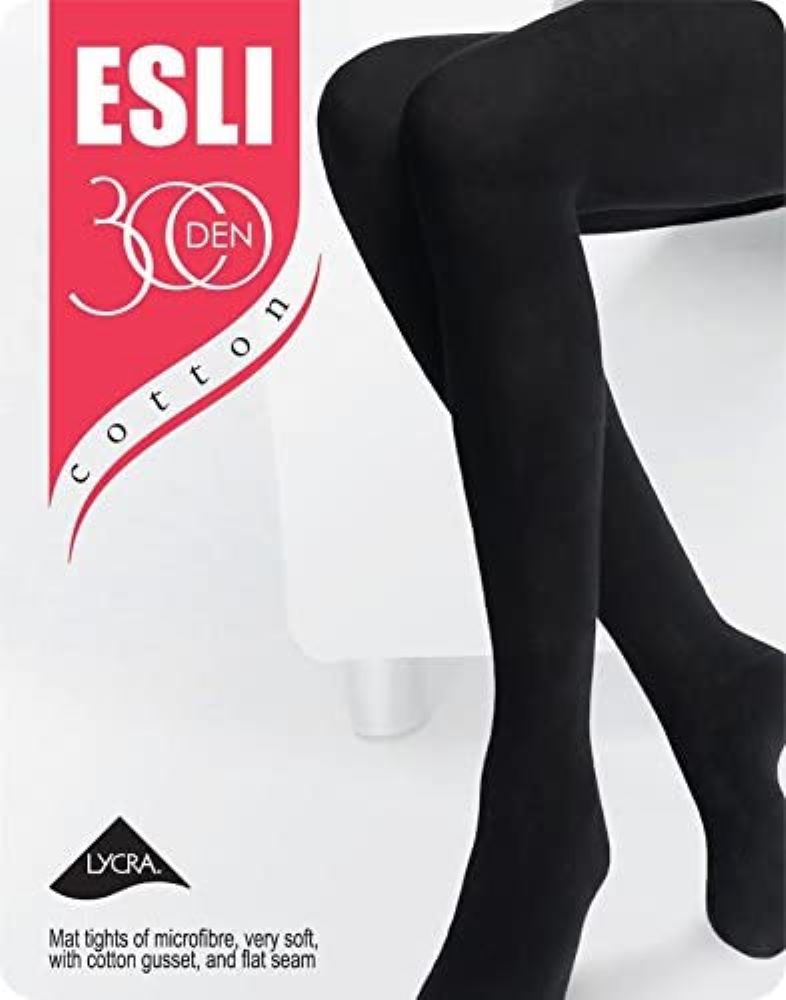 Conte/Esli Estera 300 Den - Cotton Warm Opaque Women's Tights (14С-65СПЕ)