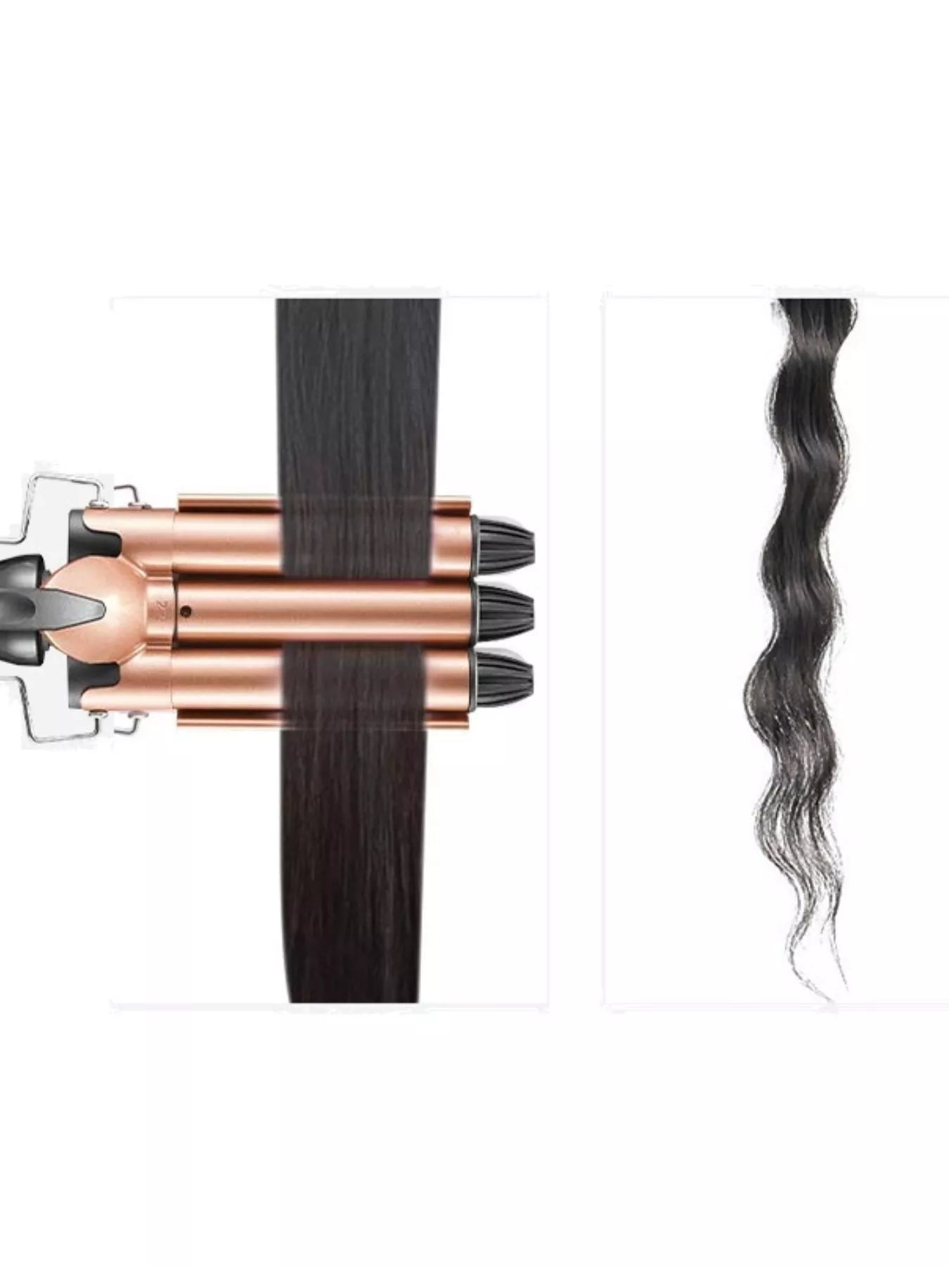 3-Barrel Curling Iron