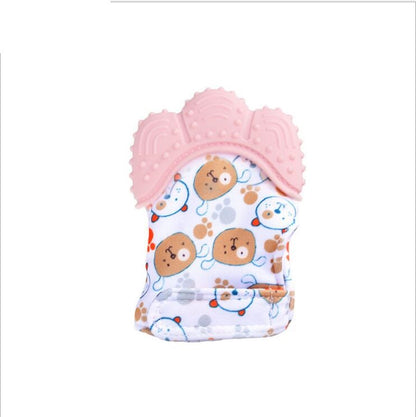 Baby Silicone Teething Mitt BPA Free Teether Gloves for Infants 3-12 Months Chew Toy Anti Scratch Teething Relief
