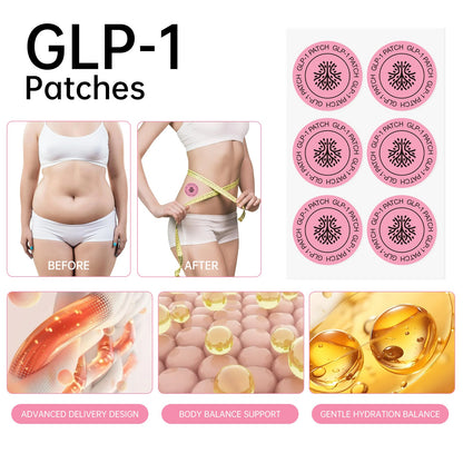 Body Care Patches 30 Pieces GLP Patches For Healthy Shape Support